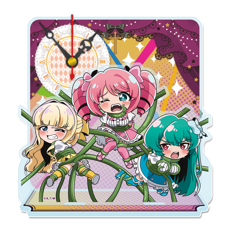 魔法少女にあこがれて_ぷちちょこミニアクリル置時計 【魔法少女トレスマジア】