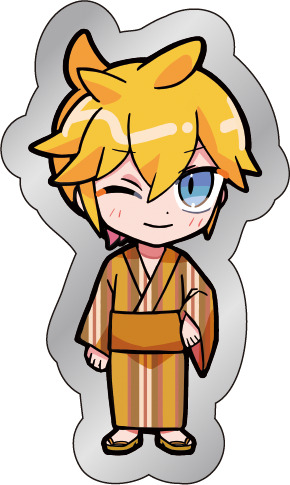 初音ミクシリーズ_ピンバッジ／鏡音レン