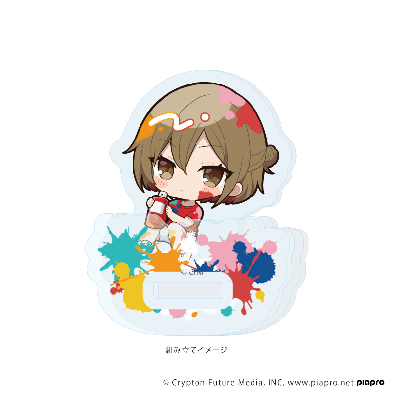ピアプロキャラクターズ_ゆらゆらアクリルスタンド 05/MEIKO ペンキver.(ミニキャライラスト)