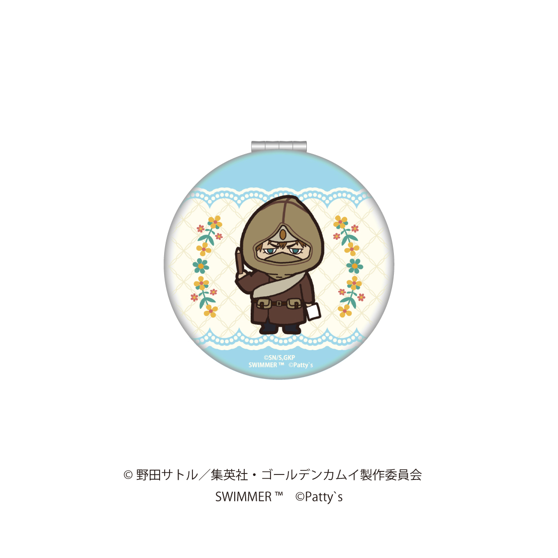 ゴールデンカムイ×SWIMMER_コンパクトミラー　ヴァシリ