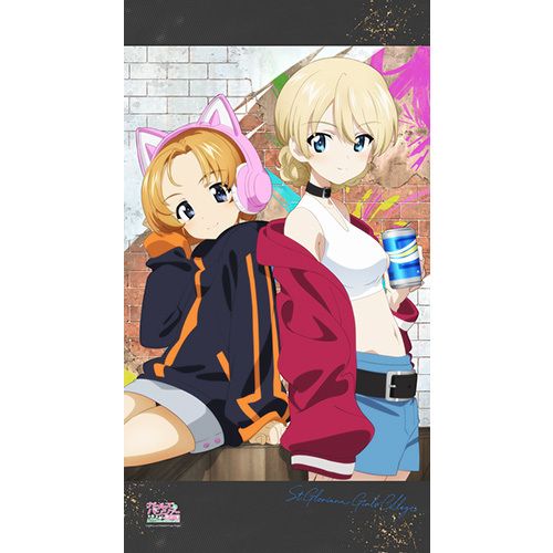 ガールズ＆パンツァー 最終章_のれん（ダージリン＆オレンジペコ