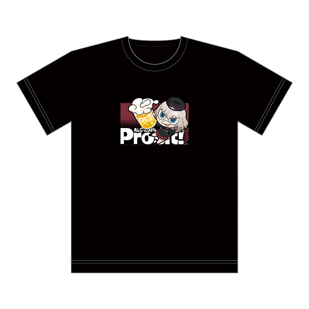 ガールズ＆パンツァー　最終章_Lサイズ_Tシャツ（逸見エリカ／乾杯）