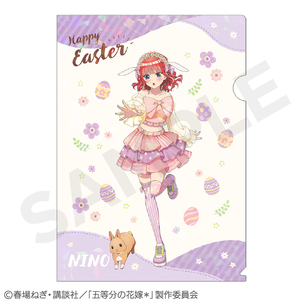 五等分の花嫁＊_ホログラムA4クリアファイル 中野二乃