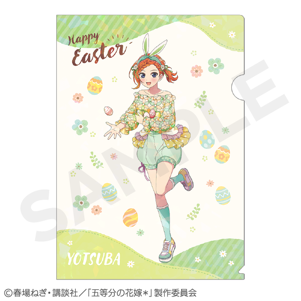 五等分の花嫁＊_ホログラムA4クリアファイル 中野四葉