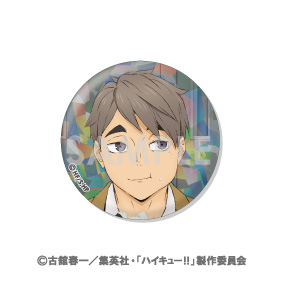 ハイキュー!!_トレーディングホログラム缶バッジ -いただきます