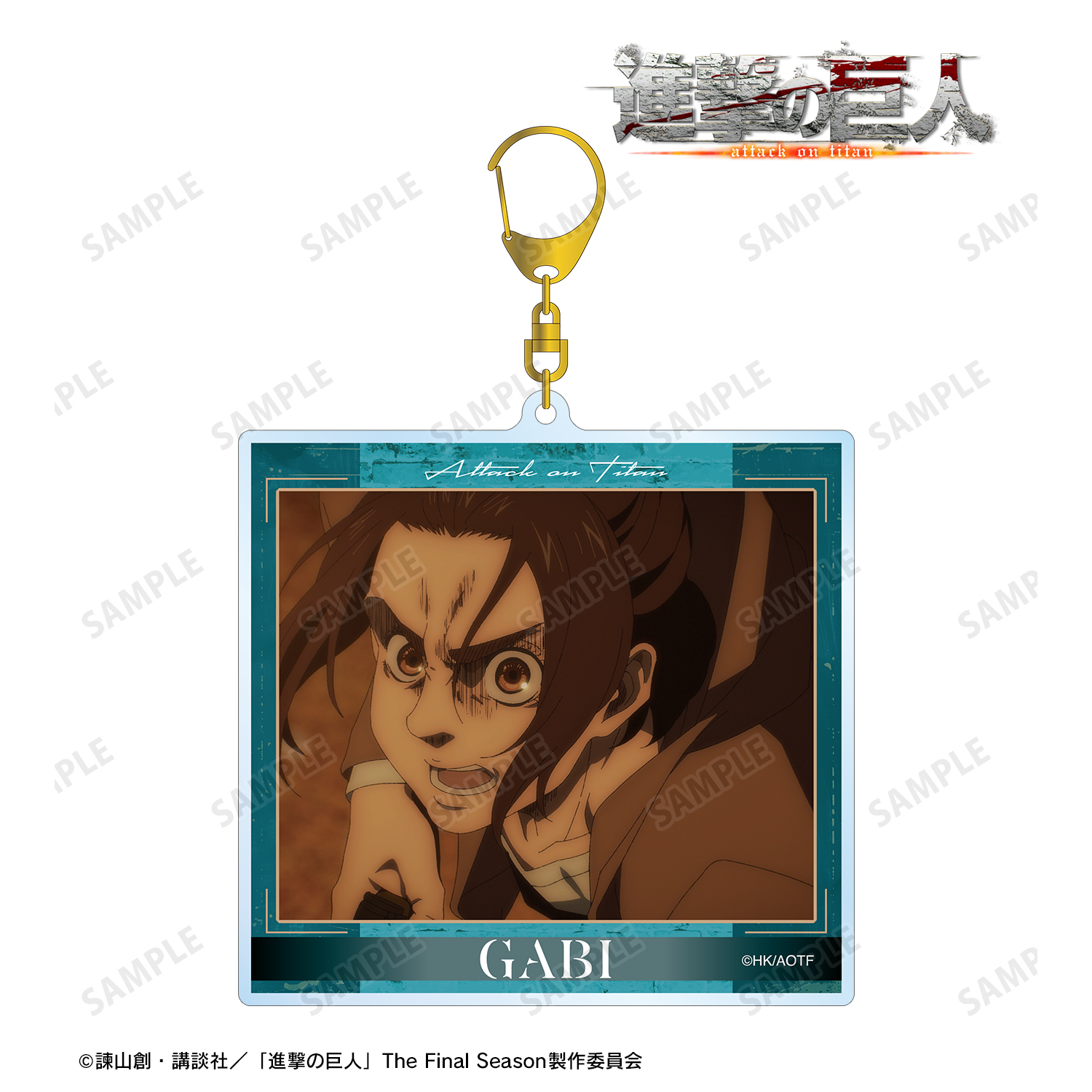 進撃の巨人_ガビ 場面写BIGアクリルキーホルダー vol.2