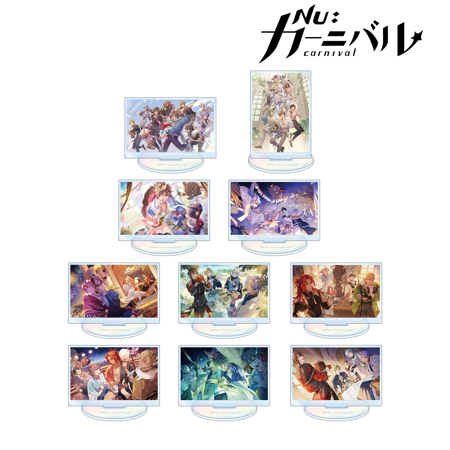 NU: カーニバル_トレーディングカラーイラストアクリルスタンド(単位/コンプリートBOX)【BOX/10パック入り】