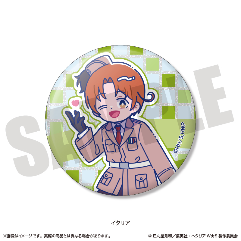 ヘタリア World★Stars_にゅ?とろ ホログラム缶バッジVol.1 BOX　【BOX／8個入り】