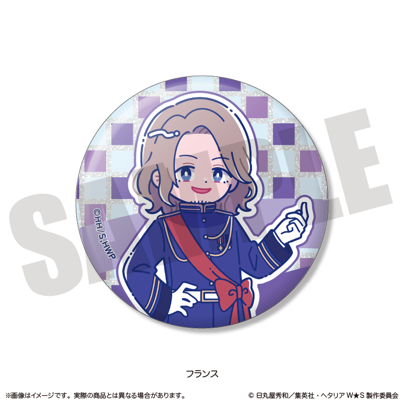 ヘタリア World☆Stars_にゅ～とろ ホログラム缶バッジVol.1 BOX 【BOX