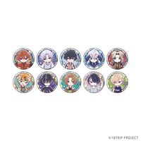 18TRIP_缶バッジ 01/BOX(全10種)(グラフアートイラスト)【コンプリート