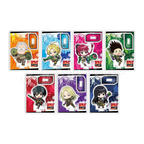 SAKAMOTO DAYS_トレーディングアクリルスタンド ペイントボールミニキャラVer.【BOX／7個入り】