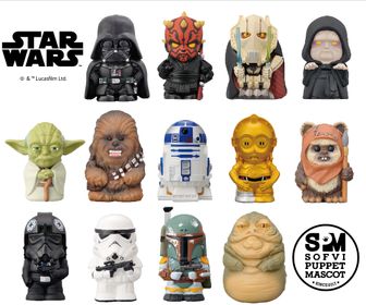 スター・ウォーズ ソフビ　 おまけ付き スター・ウォーズ_ソフビパペットマスコット セレクション【BOX