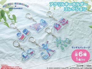 クレヨンしんちゃん×サンリオキャラクターズ_クレヨンしんちゃん×はぴだんぶい アクリルキーホルダーコレクション【BOX/6個入り】