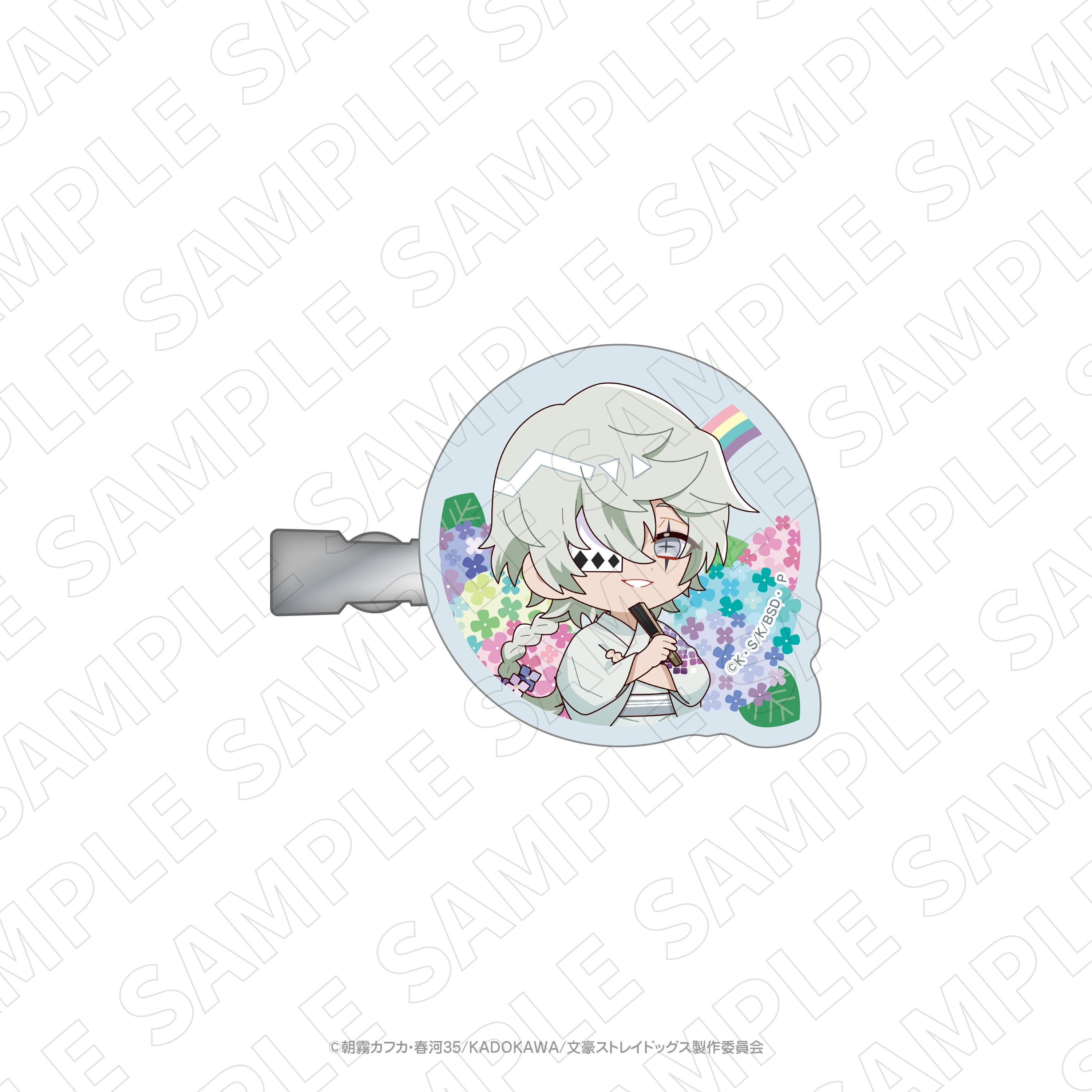 文豪ストレイドッグス_キャラディショナルトイ 文豪ストレイドッグス×紫陽花アクリルヘアクリップ（ニコライ・G）