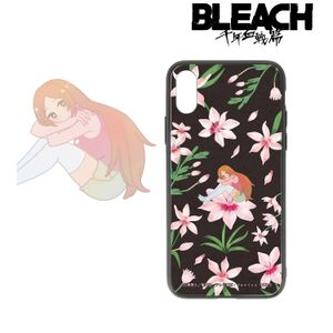 BLEACH 천년 혈전편_(대상 기종/iPhone XR)_이노우에 오리히메 Botania 카도마루 강화 유리 iPhone 케이스