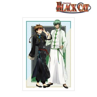 BLACK CAT_描き下ろし トレイン＝ハートネット チャイナ服ver. A3