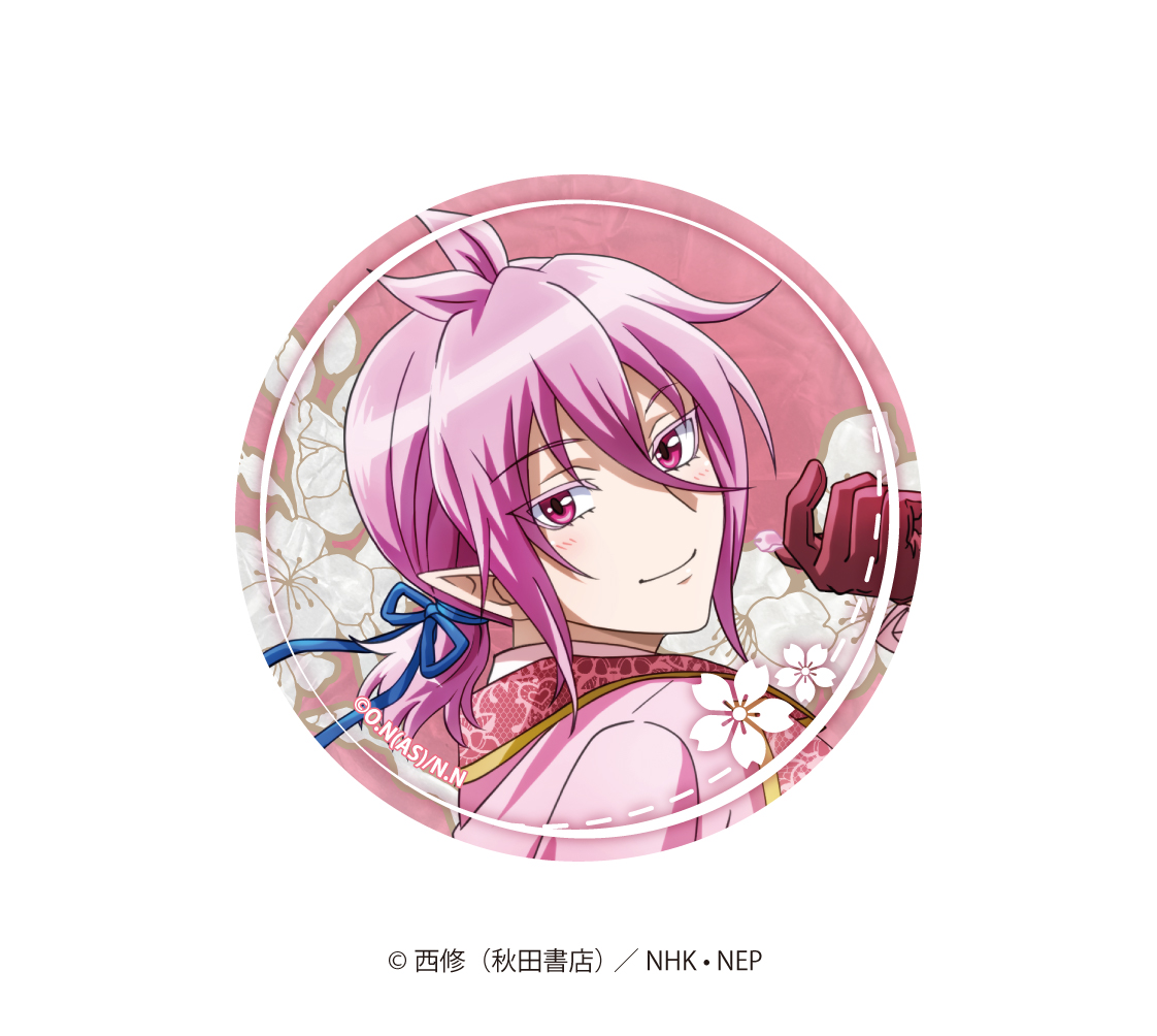 バラム・シチロウ マーブル缶バッジ HANABIYORI 魔入りました！入間くん 魔入りました! 入間くん はなびより バラム 缶バッジ - メルカリ