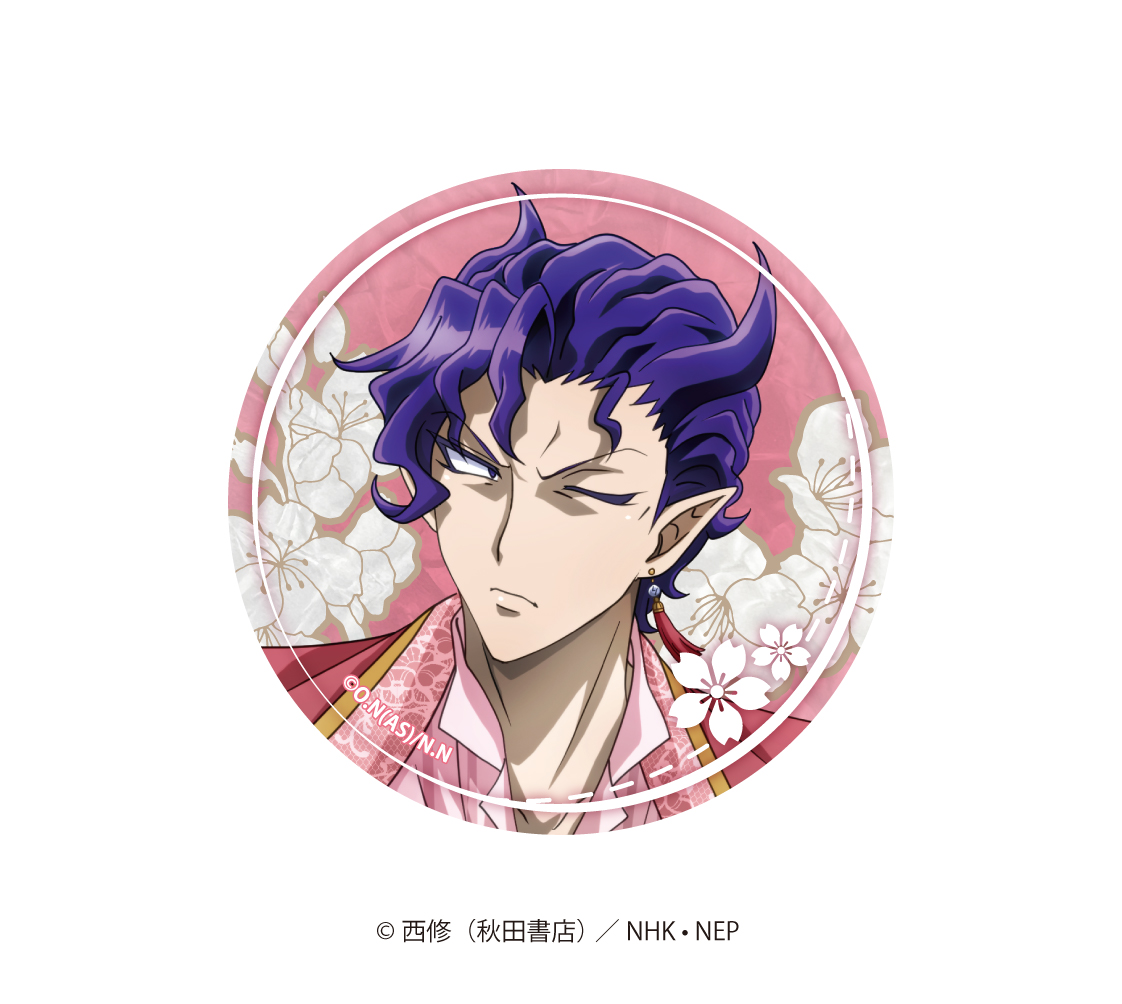 魔入りました！入間くん_描き下ろしマーブルバッジ sakura ver