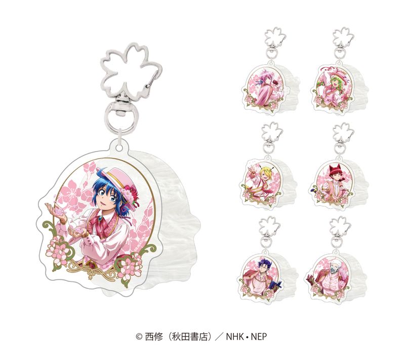 魔入りました！入間くん_桜アクリルキーホルダー アスモデウス・アリス