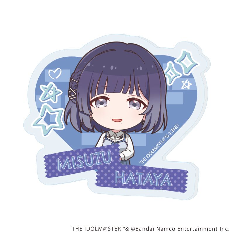学園アイドルマスター_アクリルプレートバッジ13/秦谷美鈴 ストリート