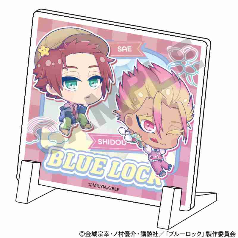 ブルーロック_ミニアクリルパネル　冴＆士道　ゆめかわスポーティ