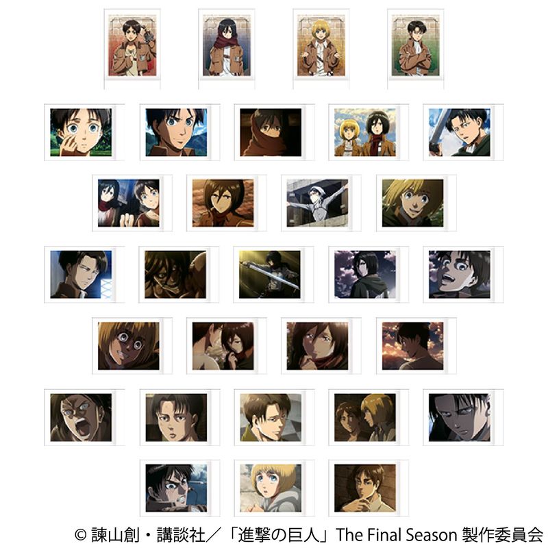 進撃の巨人_ぱしゃこれ 【BOX／10パック入り】 | 進撃の巨人公式グッズ