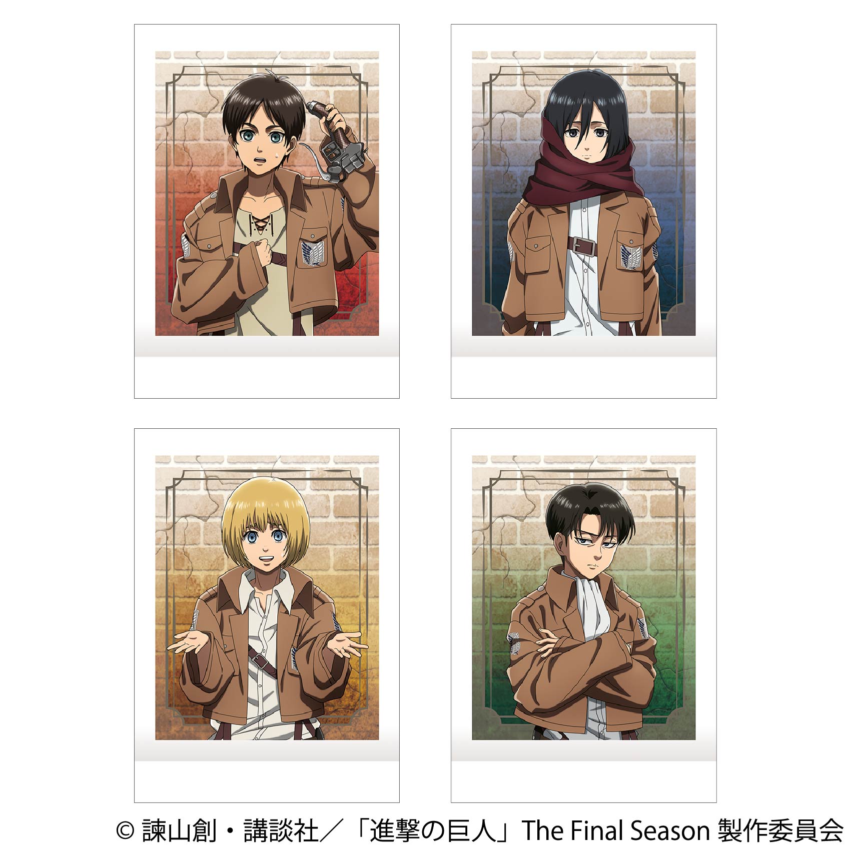 進撃の巨人_ぱしゃこれ 【BOX／10パック入り】 | 公式グッズ
