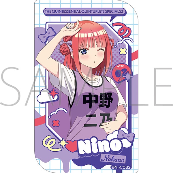 五等分の花嫁＊_ステッカー／中野二乃