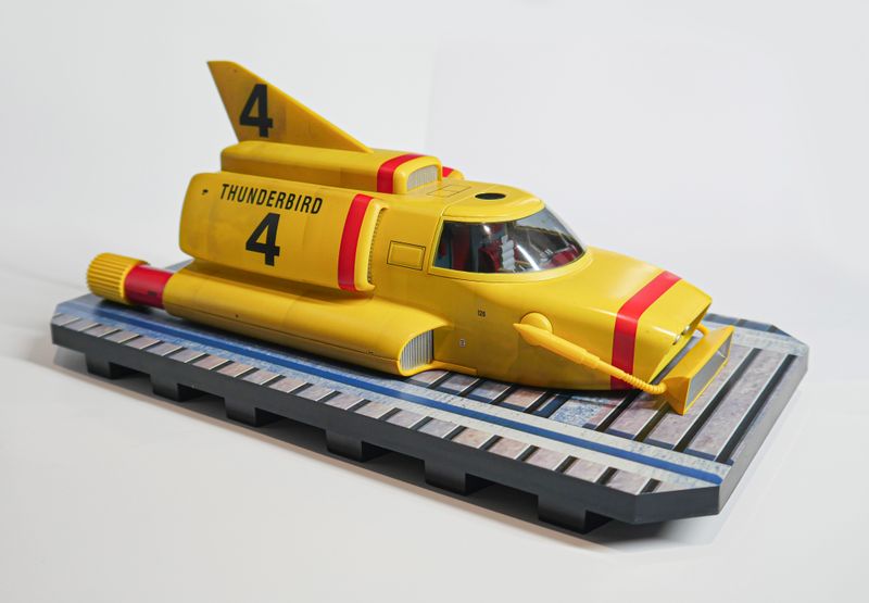 激レア サンダーバード4号イエロー 潜水艦型 おもちゃ ハンドル付き ジョウロ サンダーバード_サンダーバード4号 | サンダーバード公式グッズ