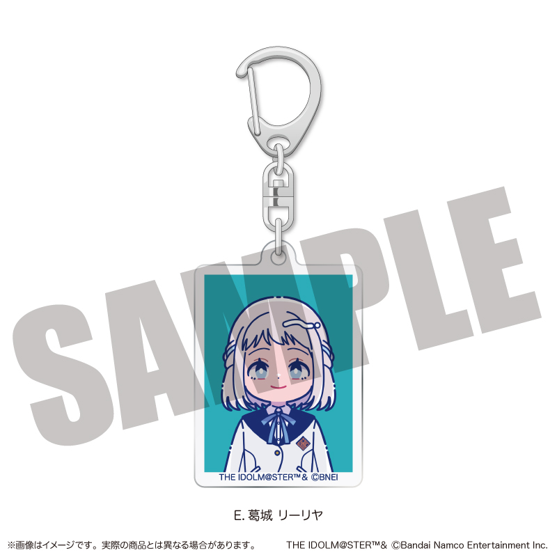 学園アイドルマスター_証明写真風キーホルダー Vol.1 E 葛城 リーリヤ