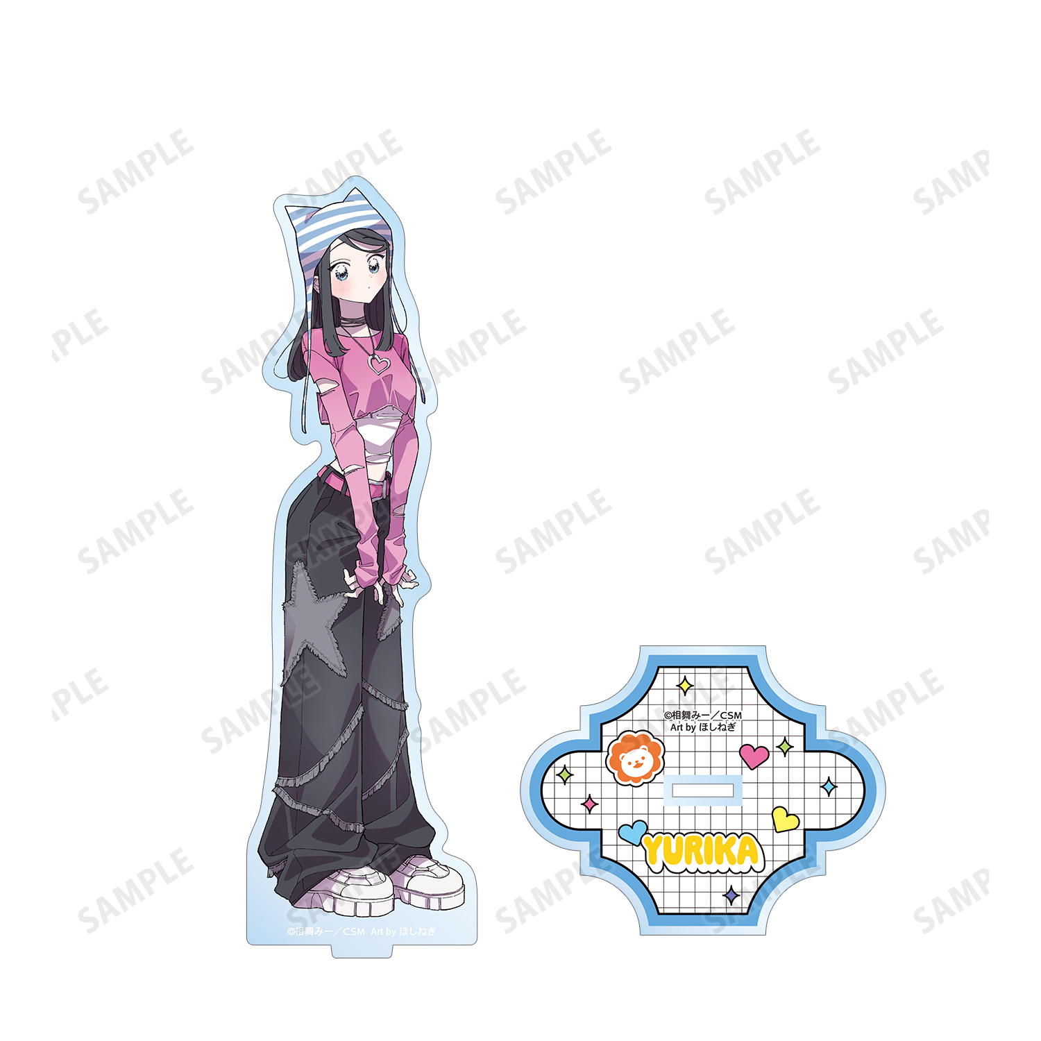 【S6号/一点物イラストアート】花の蜜を吸う戦闘力（女子力）高め女 ちちみつ専用