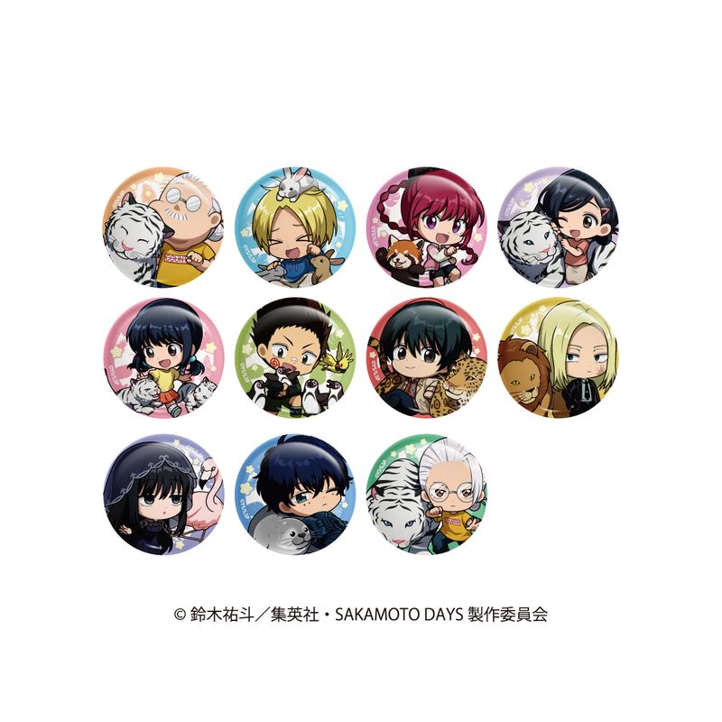 SAKAMOTO DAYS_トレーディングミニキャラ缶バッジ アニマルver. 【BOX