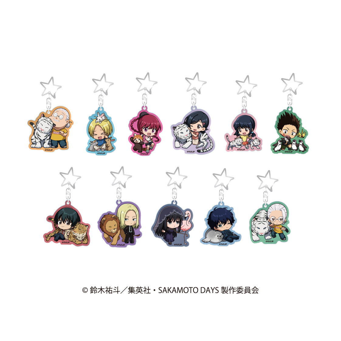 SAKAMOTO DAYS コトダマン　ミニアクリルスタンド　坂本　葵　花 SAKAMOTO DAYS アクスタセット(坂本太郎A・葵・花)【アニメ