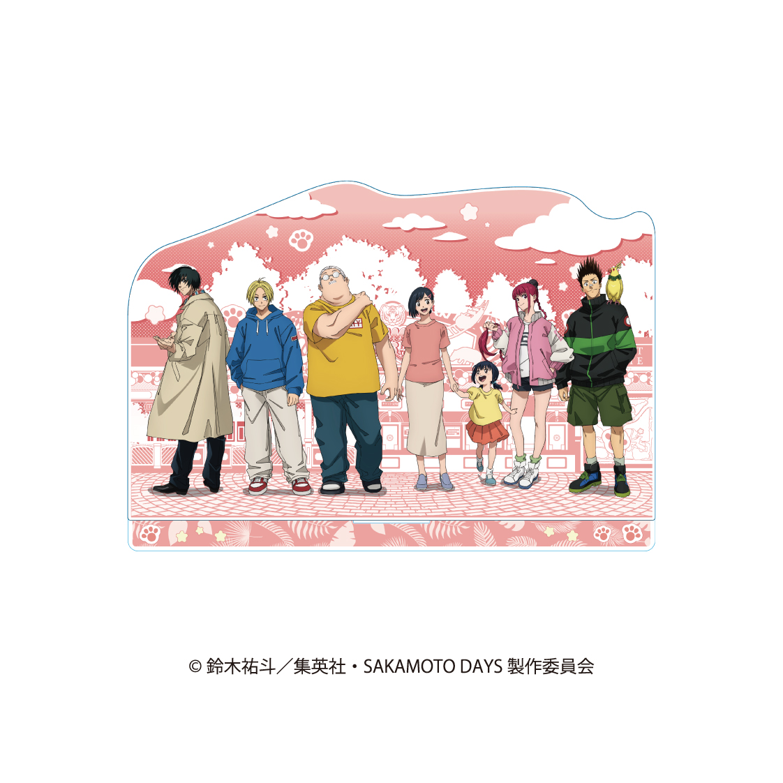 SAKAMOTO DAYS_ミラーパネル　アニマルver.