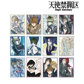 天使禁猟区 キャンバスボード 全3種セット 天使禁猟区_無道刹那 カラーイラストキャンバスボード ver.A