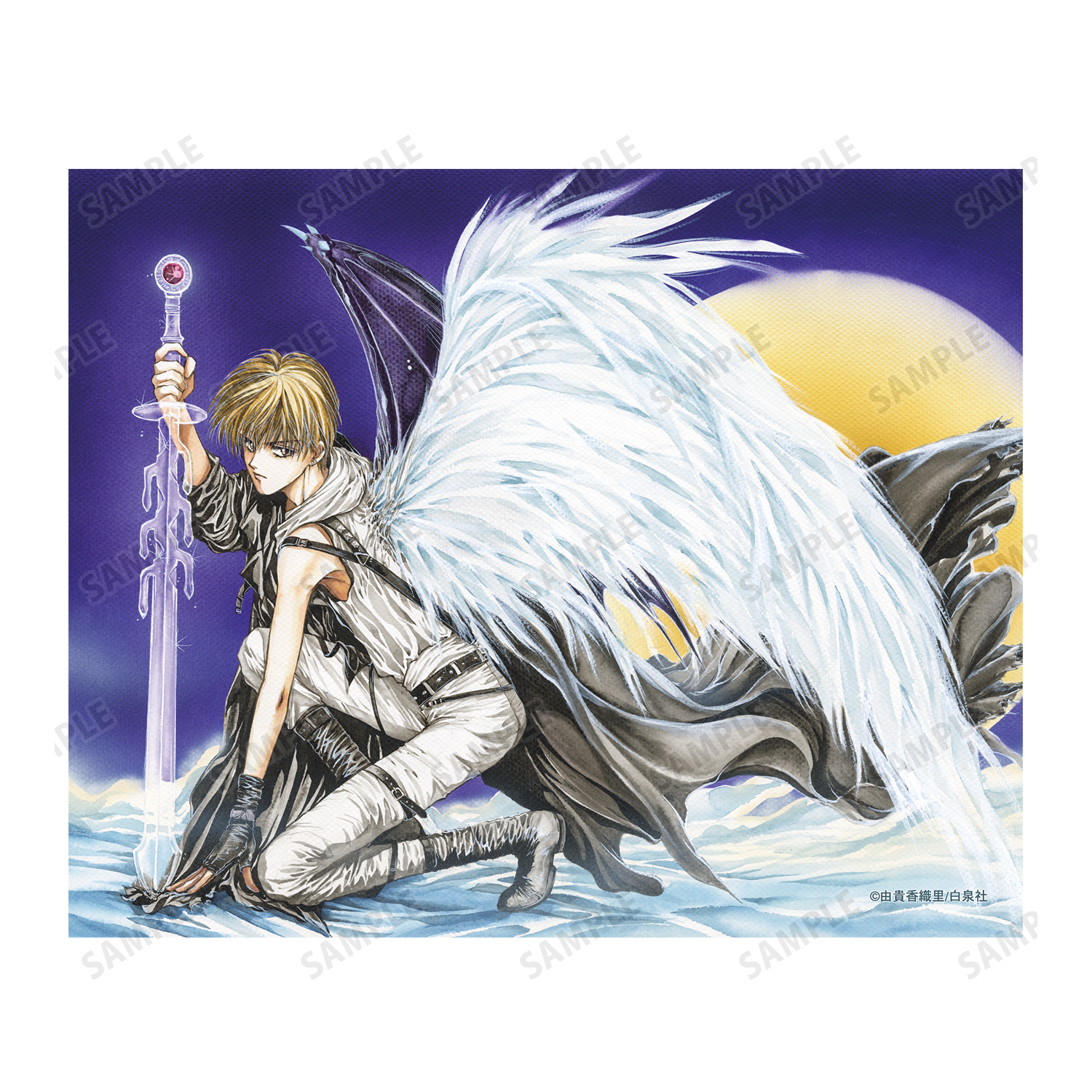 天使禁猟区_無道刹那 カラーイラストキャンバスボード ver.C