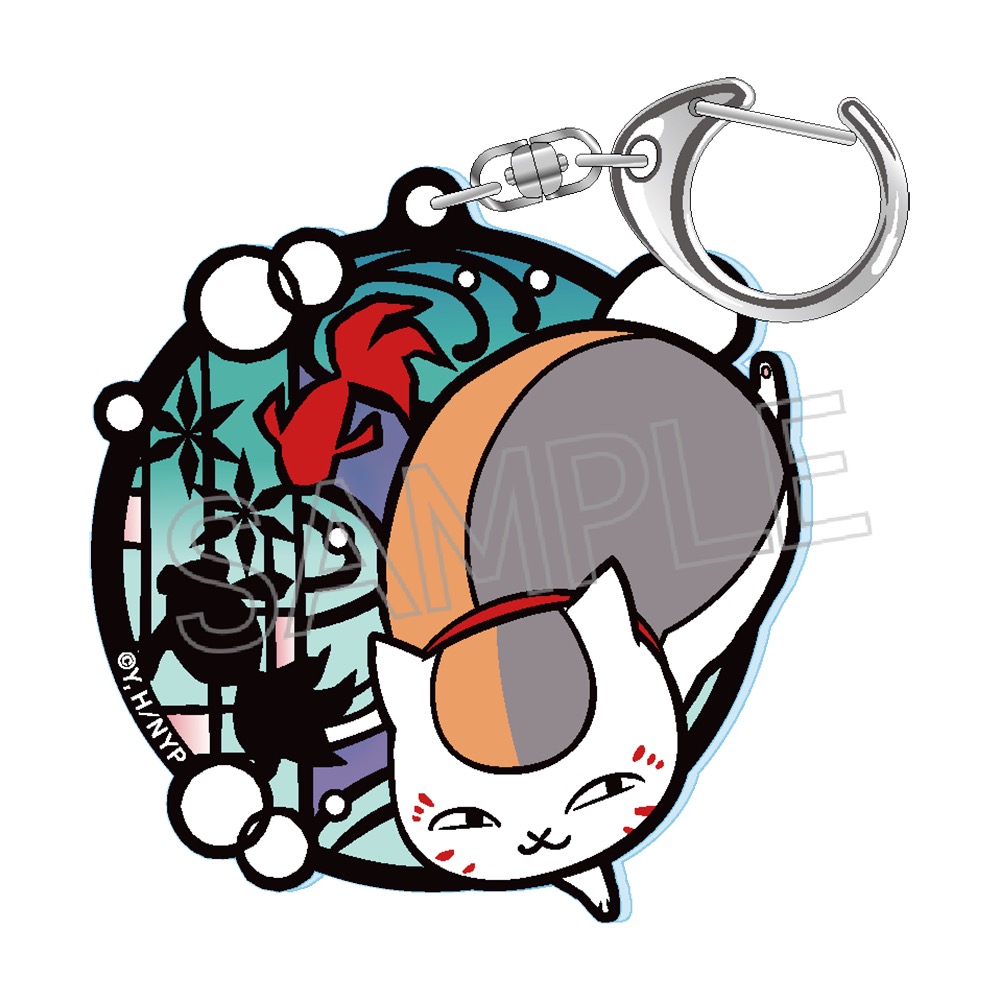 夏目友人帳_切り絵シリーズ　セレクション　vol.1　グリッターキーホルダー　金魚