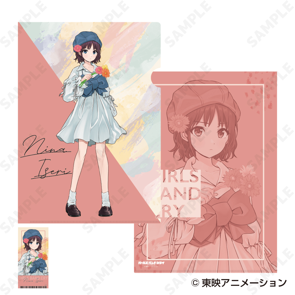 ベストセラー ガールズバンドクライ_クリアファイル&ステッカーセット 1 井芹 ピンズ・ピンバッジ・缶バッジ