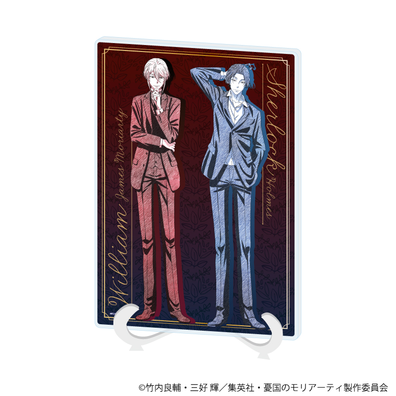 憂国のモリアーティ_(A5サイズ)_アクリルアートボード 02/ウィリアム&シャーロック(グラフアートスケッチイラスト)
