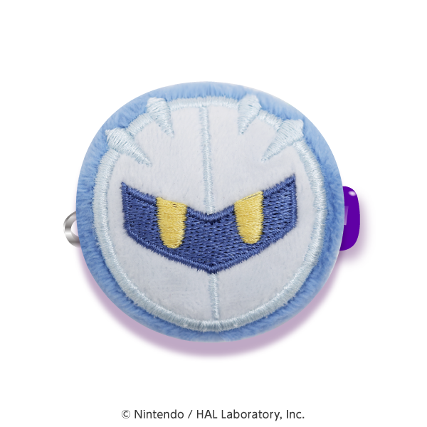 星のカービィ_もふもふバッジ ⑪メタナイト (フェイス)