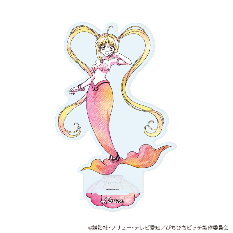 マーメイドメロディーぴちぴちピッチ_アクリルスタンド19/るちあ(グラフアートスケッチイラスト)