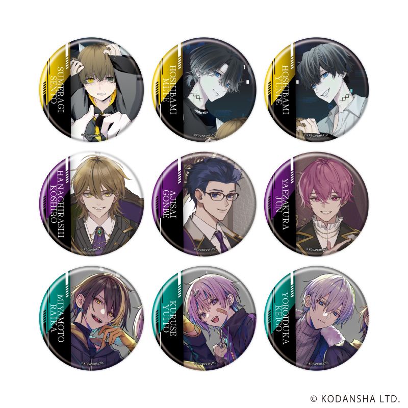 ハンドレッドノート_缶バッジ02/BOX(全9種)(公式イラスト