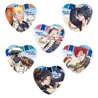 NARUTO-ナルト- 疾風伝_マリンルック トレーディングハート型缶バッジ