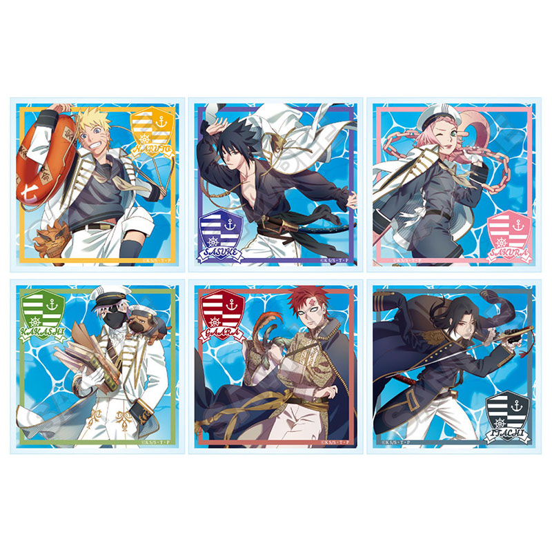 NARUTO-ナルト- 疾風伝_マリンルック トレーディング アクリルミニコースターコレクション 6種【BOX／6個入り】