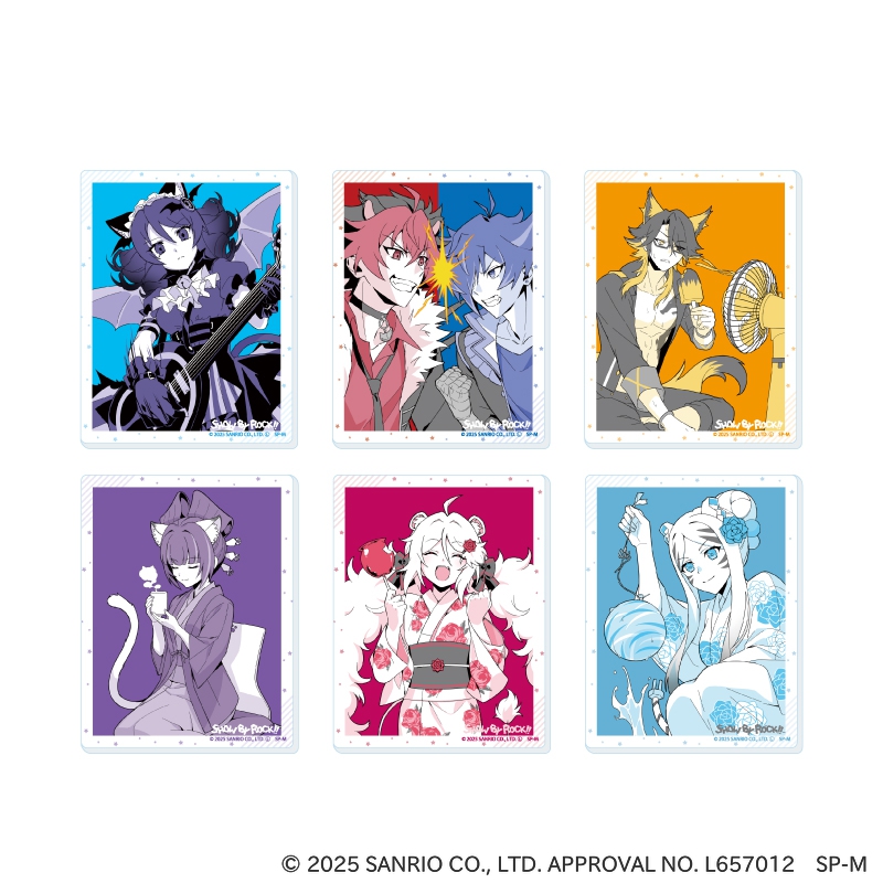 SHOW BY ROCK!!_アクリルカード39/スナップショットイラスト BOX(全6種)(公式イラスト)【コンプリートBOX/6個入り】