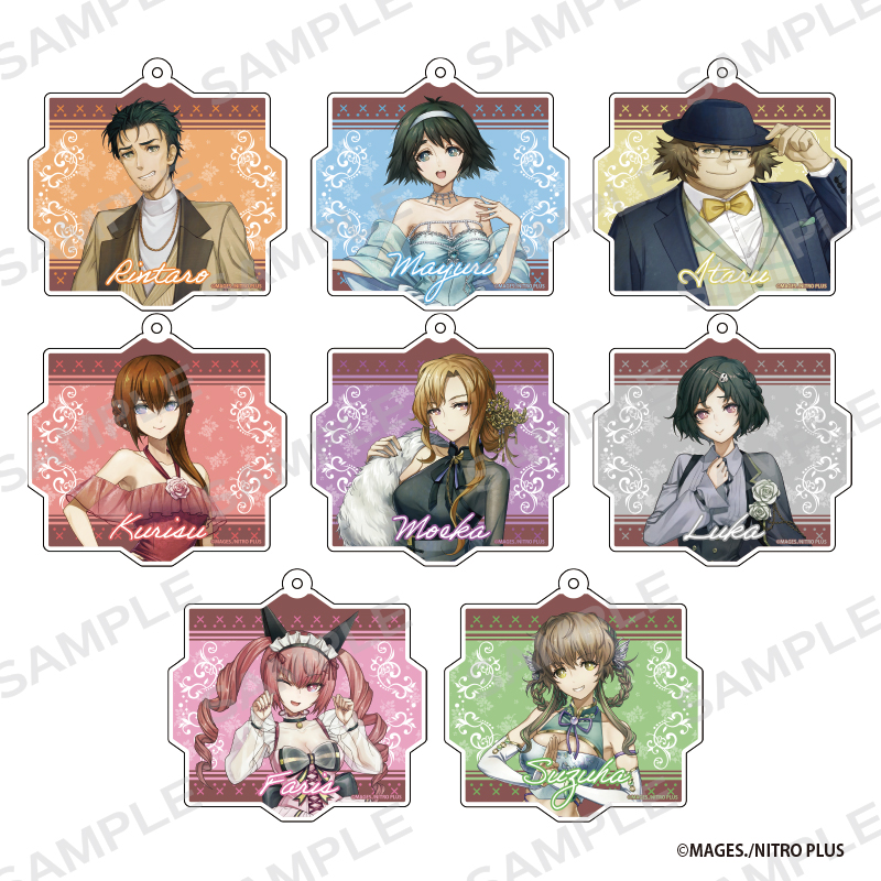 STEINS;GATE_トレーディングアクリルキーホルダー15周年記念ver.【コンプリートBOX/8個入り】