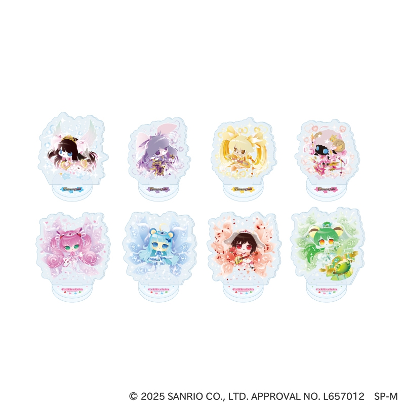 SHOW BY ROCK!!_アクリルぷちスタンド39/BOX(全8種)(公式イラスト)【コンプリートBOX/8個入り】