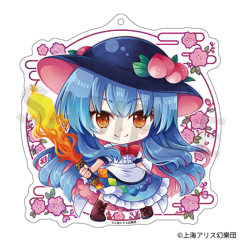 東方Project_クリエイターズキーホルダー 38 比那名居天子 illust.蒼馬みずき