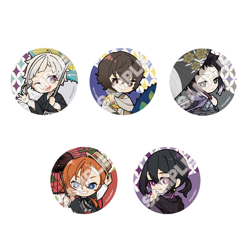 文豪ストレイドッグス_華傘 缶バッジ 【BOX／5個入り】 | 公式