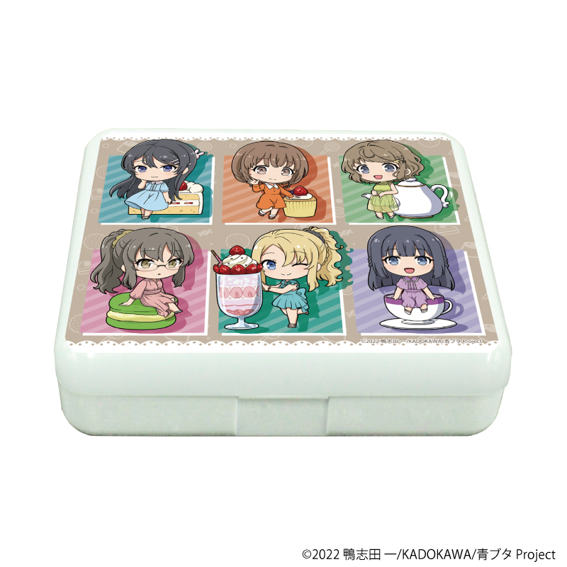 青春ブタ野郎はランドセルガールの夢を見ない_小物ケース02/集合デザイン お茶会ver.(ミニキャライラスト)